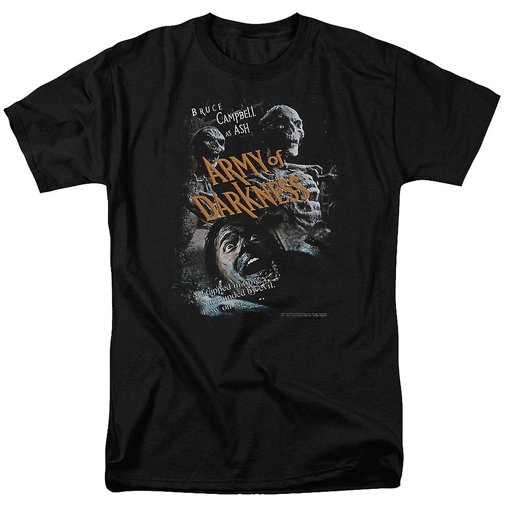 Foto 2 pulgar | Camiseta Con Estampado De Póster De La Película Rockinstone Army Of Darkness - Venta Internacional.