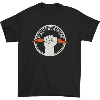 Foto 1 | Camiseta Rockinstone Walking Papers Lightning Bolt 180 G/m² - Venta Internacional.