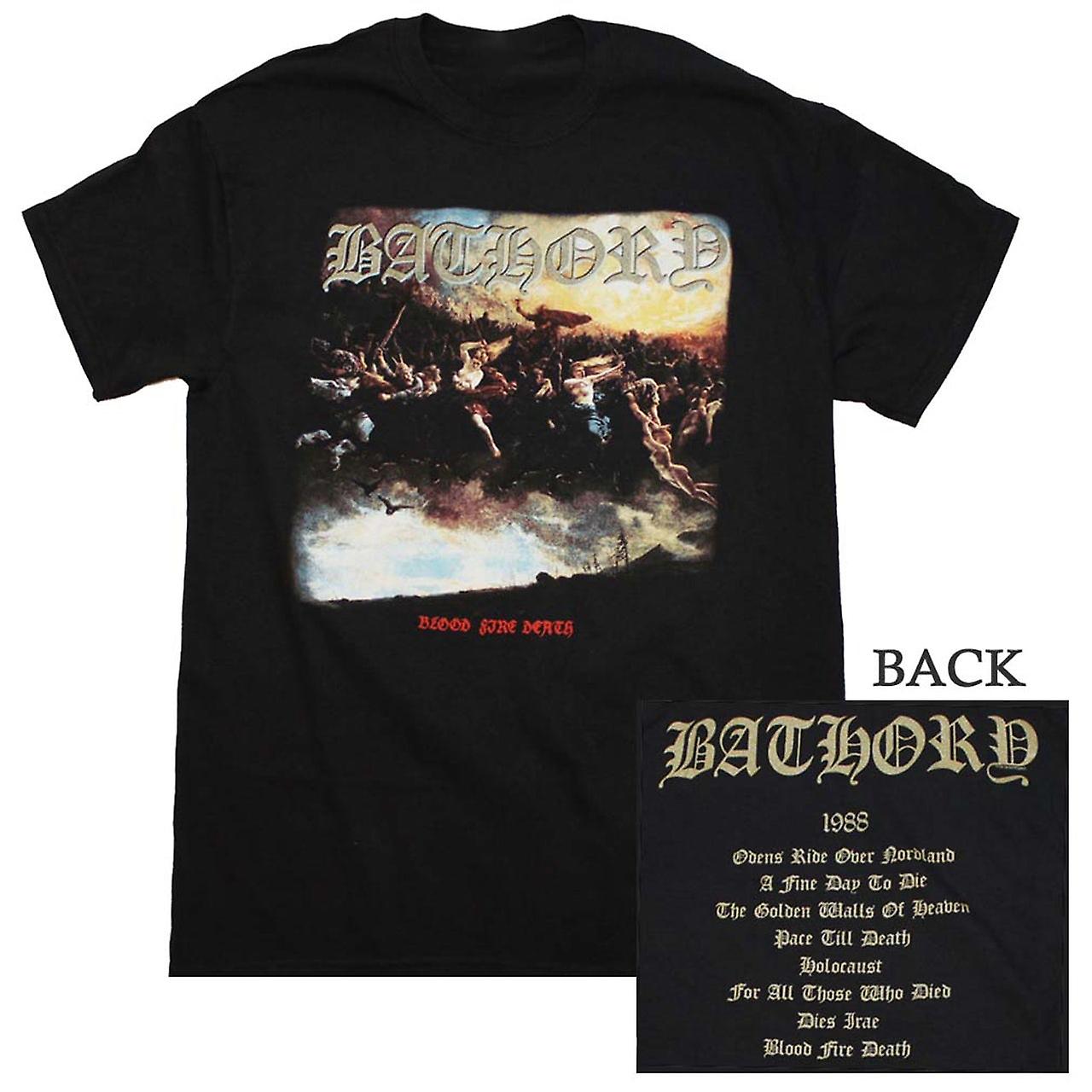 Camiseta Bathory Blood Fire Death Para Hombre - Rockinstone - Venta Internacional.