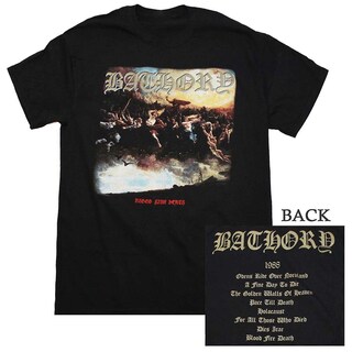 Foto 1 | Camiseta Bathory Blood Fire Death Para Hombre - Rockinstone - Venta Internacional.