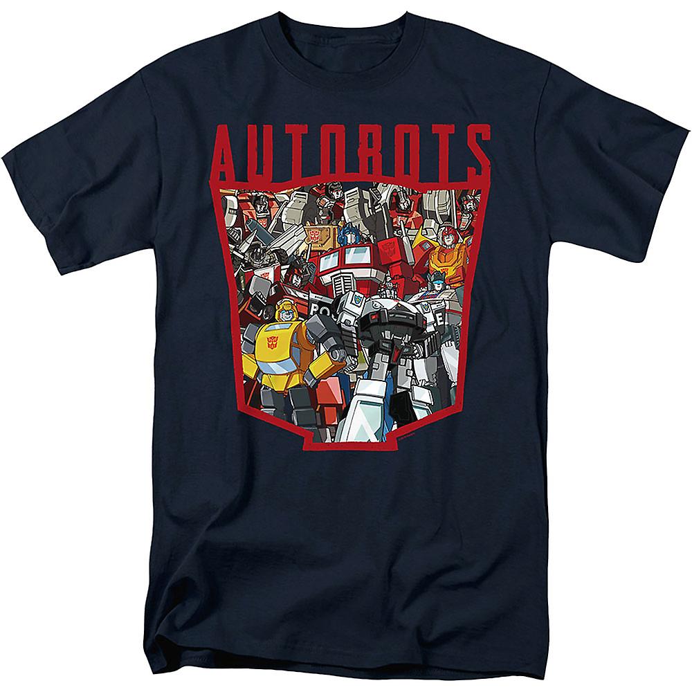 Foto 2 pulgar | Camiseta Rockinstone Autobots Logo Collage Transformers - Venta Internacional.
