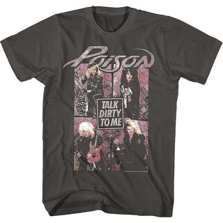 Foto 1 | Camiseta Rockinstone Vintage Talk Dirty To Me Poison - Venta Internacional.