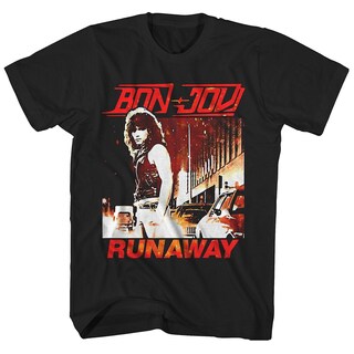 Foto 1 | Camiseta Bon Jovi Runaway & Album Art Para Hombre - Venta Internacional.