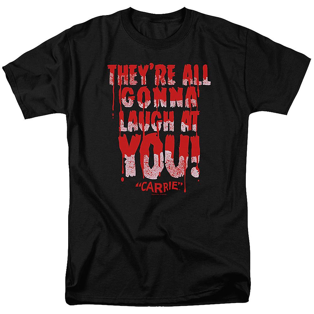 Foto 2 pulgar | Camiseta Rockinstone Laugh At You Carrie 180 G/m², 100% Algodón - Venta Internacional.