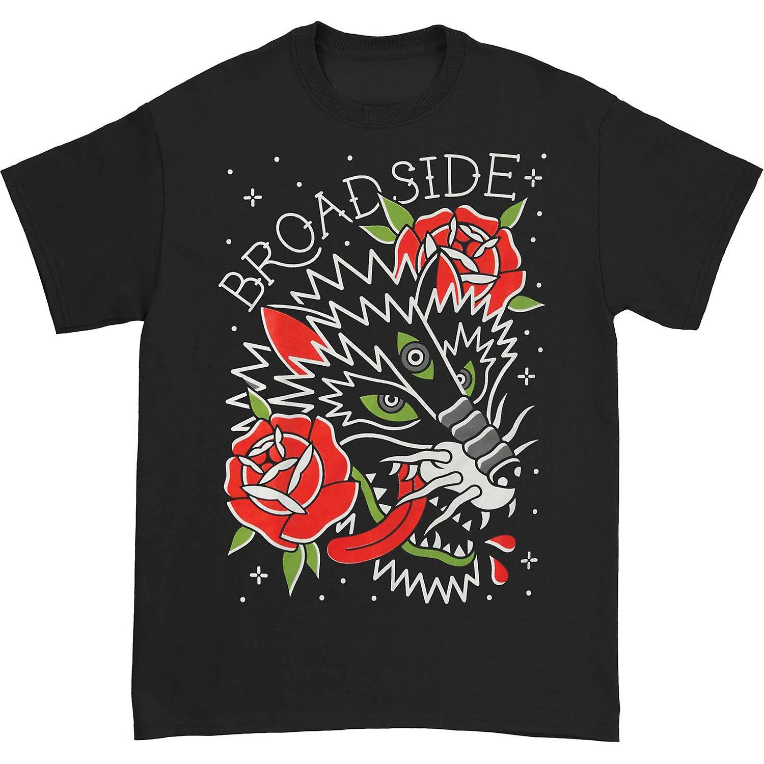 Foto 2 pulgar | Camiseta Rockinstone Broadside Wolf 180 G/m², 100% Algodón - Venta Internacional.