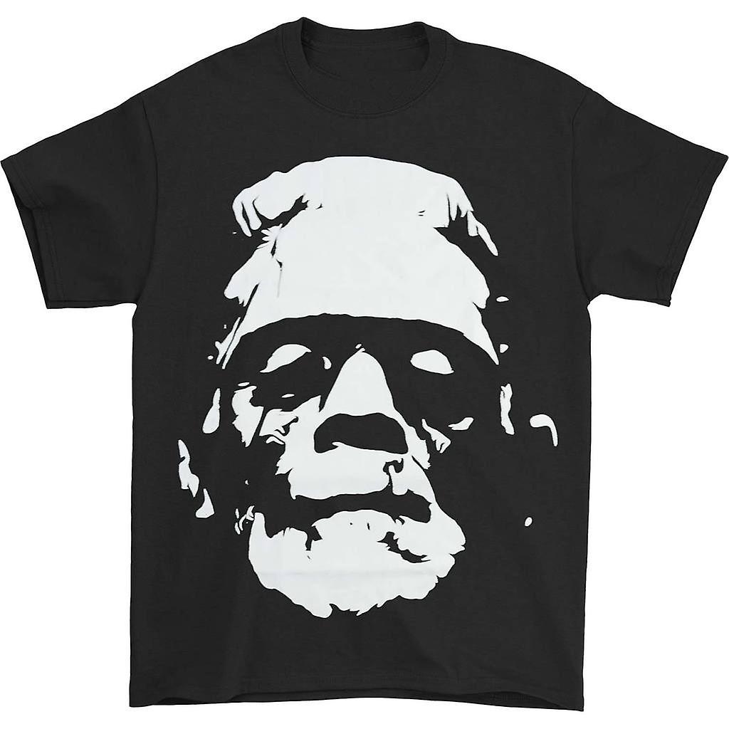 Foto 2 pulgar | Camiseta Rockinstone Frankenstein B/n Frank Head 180 G/m² - Venta Internacional.
