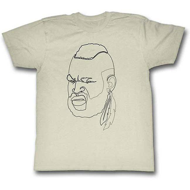 Foto 1 | Camiseta Rockinstone Mr. T One Line 100% Algodón - Venta Internacional.