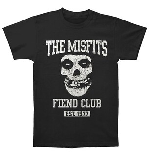 Foto 1 | Camiseta Rockinstone Misfits Fiend Club 180 G/m² 100% Algodón - Venta Internacional.