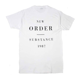 Foto 1 | Camiseta Rockinstone New Order Substance 1987, 180 G/m², Algodón - Venta Internacional.