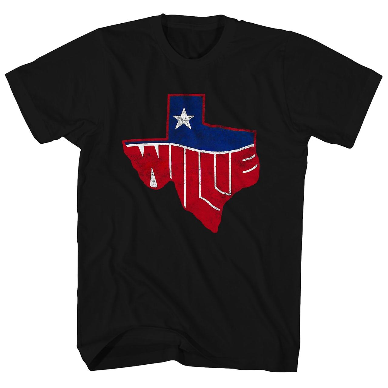 Camiseta Rockinstone Willie Nelson Texas State 100% Algodón - Venta Internacional.
