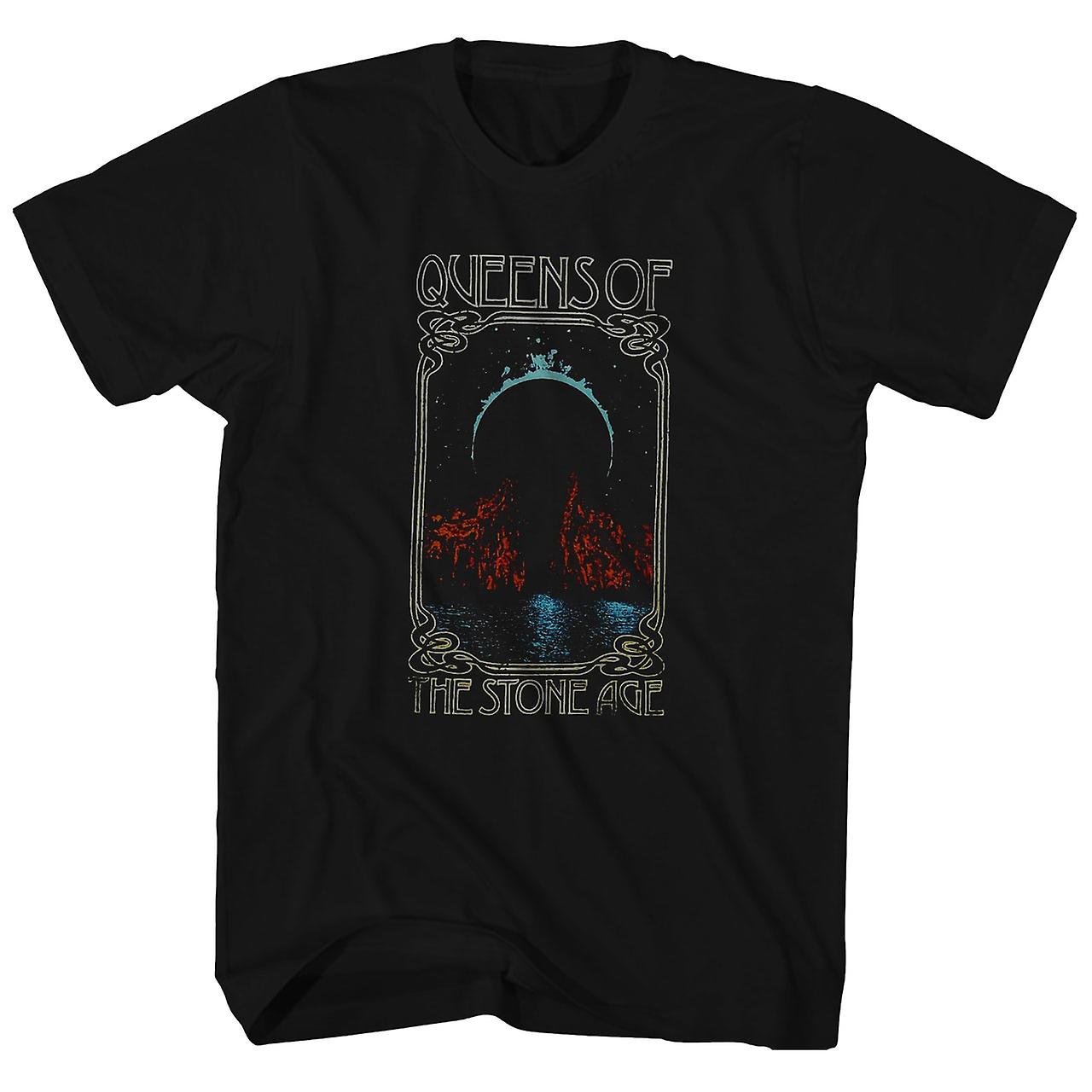 Foto 2 pulgar | Camiseta Rockinstone Queens Of The Stone Age Eclipse & Passag - Venta Internacional.