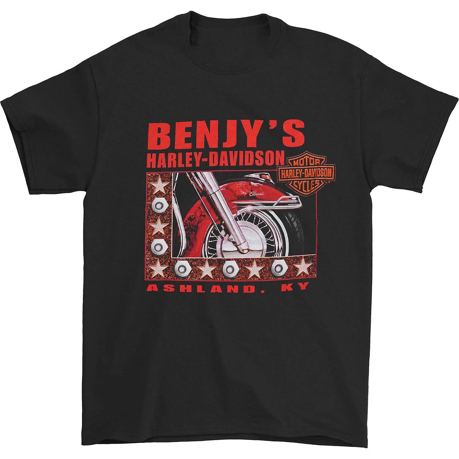 Foto 2 pulgar | Camiseta Harley Davidson Benjy's Motor Cycles Ashland Para Hombre - Venta Internacional.