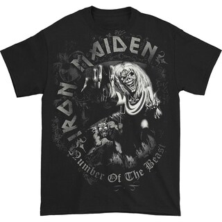 Foto 1 | Camiseta Rockinstone Iron Maiden Notb En Tono Gris Para Hombre - Venta Internacional.