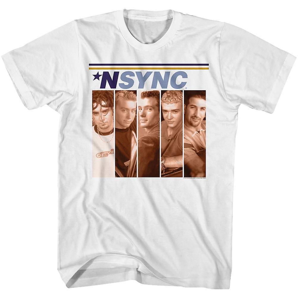 Foto 2 pulgar | Camiseta Rockinstone Nsync Split Photo 100% Algodón - Venta Internacional.