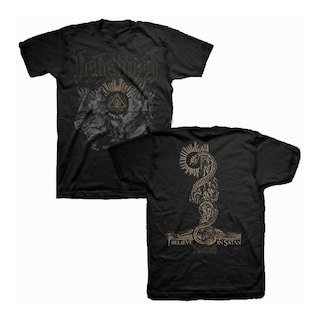 Foto 1 | Camiseta Rockinstone Behemoth Messe Noir 180 G/m², 100% Algodón - Venta Internacional.