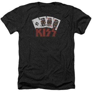 Foto 1 | Camiseta Kiss Cards Rockinstone 100% Algodón Para Hombre - Venta Internacional.