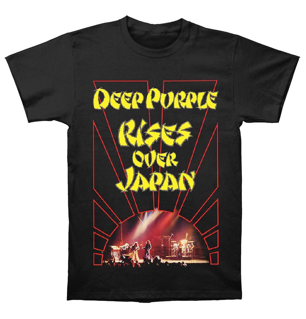 Foto 2 pulgar | Camiseta Rockinstone Deep Purple Rises Over Japan Para Hombre - Venta Internacional.