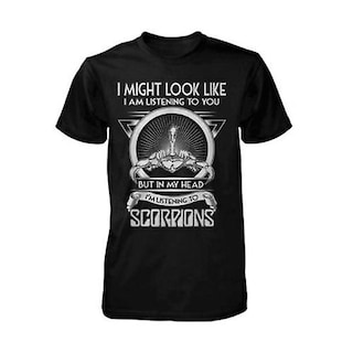 Foto 1 | Camiseta Rockinstone Scorpions In My Head 100% Algodón - Venta Internacional.
