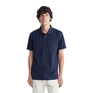 Foto 1 | Polo Calvin Klein Azul para Hombre-Venta Internacional