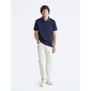 Foto 4 | Polo Calvin Klein Azul para Hombre-Venta Internacional