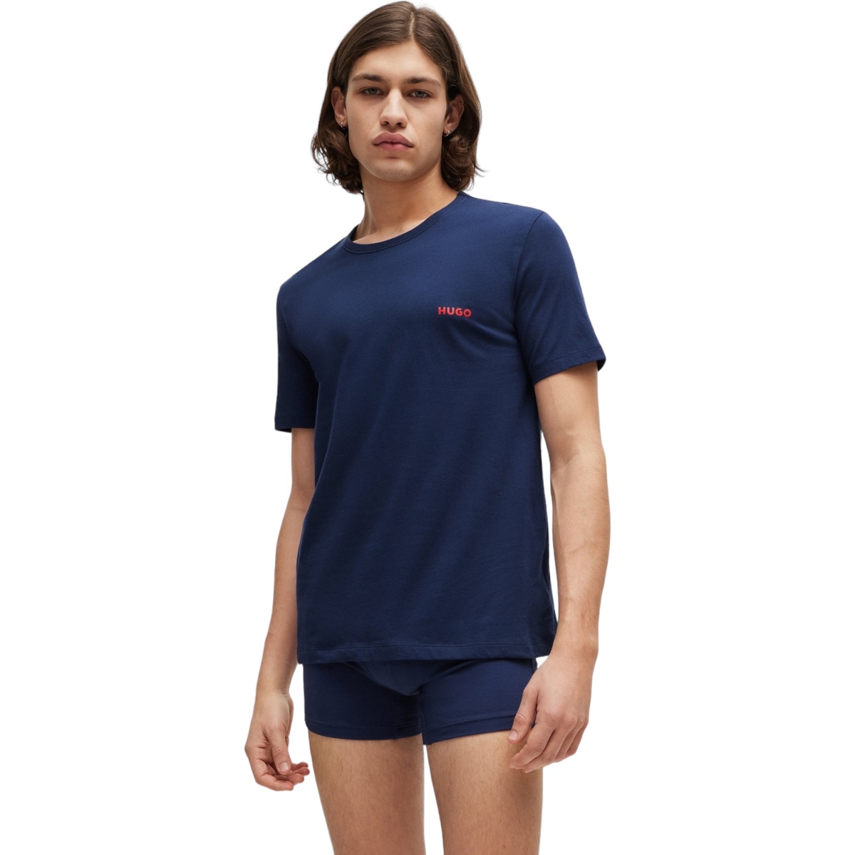 Foto 2 | Pack 3 Camisetas Boss De Algodon Para Hombre