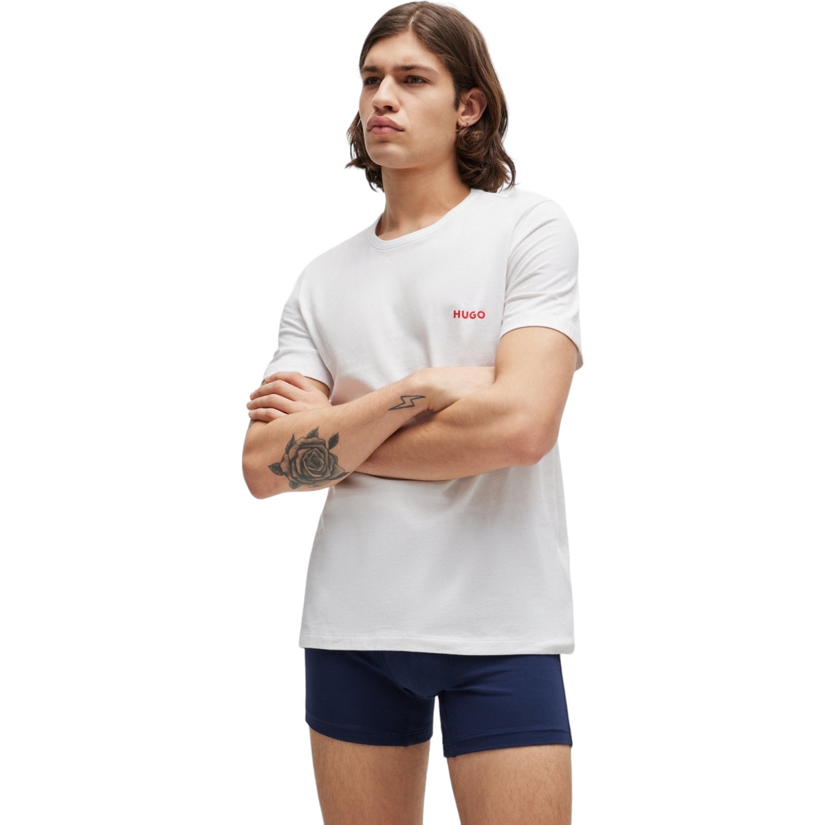 Foto 5 pulgar | Pack 3 Camisetas Boss De Algodon Para Hombre