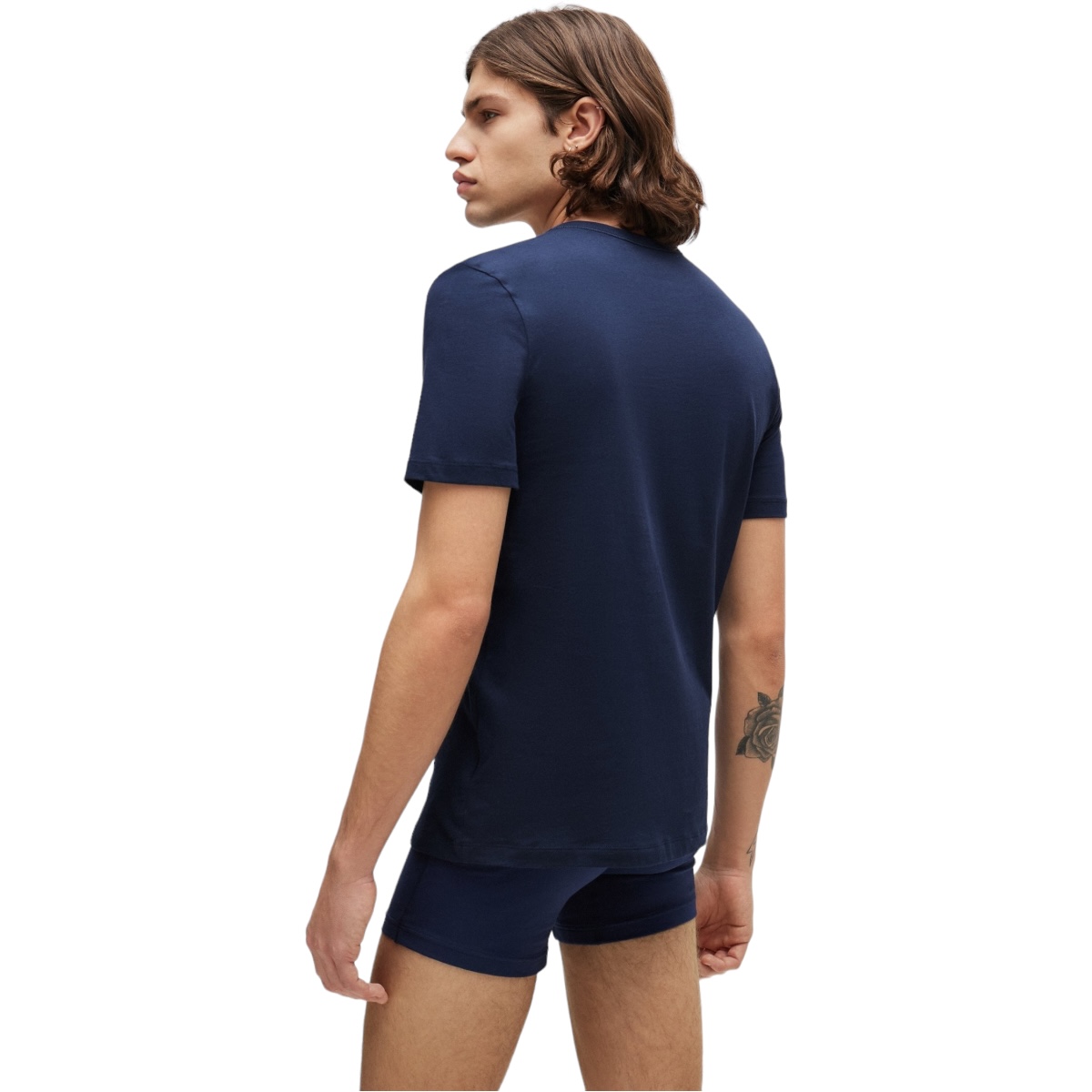Foto 6 pulgar | Pack 3 Camisetas Boss De Algodon Para Hombre