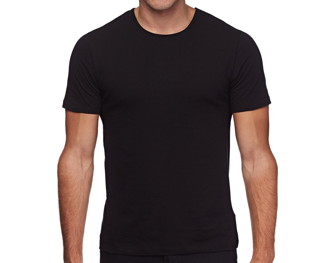 Camiseta Hugo Boss Negra 3 Piezas para Hombre