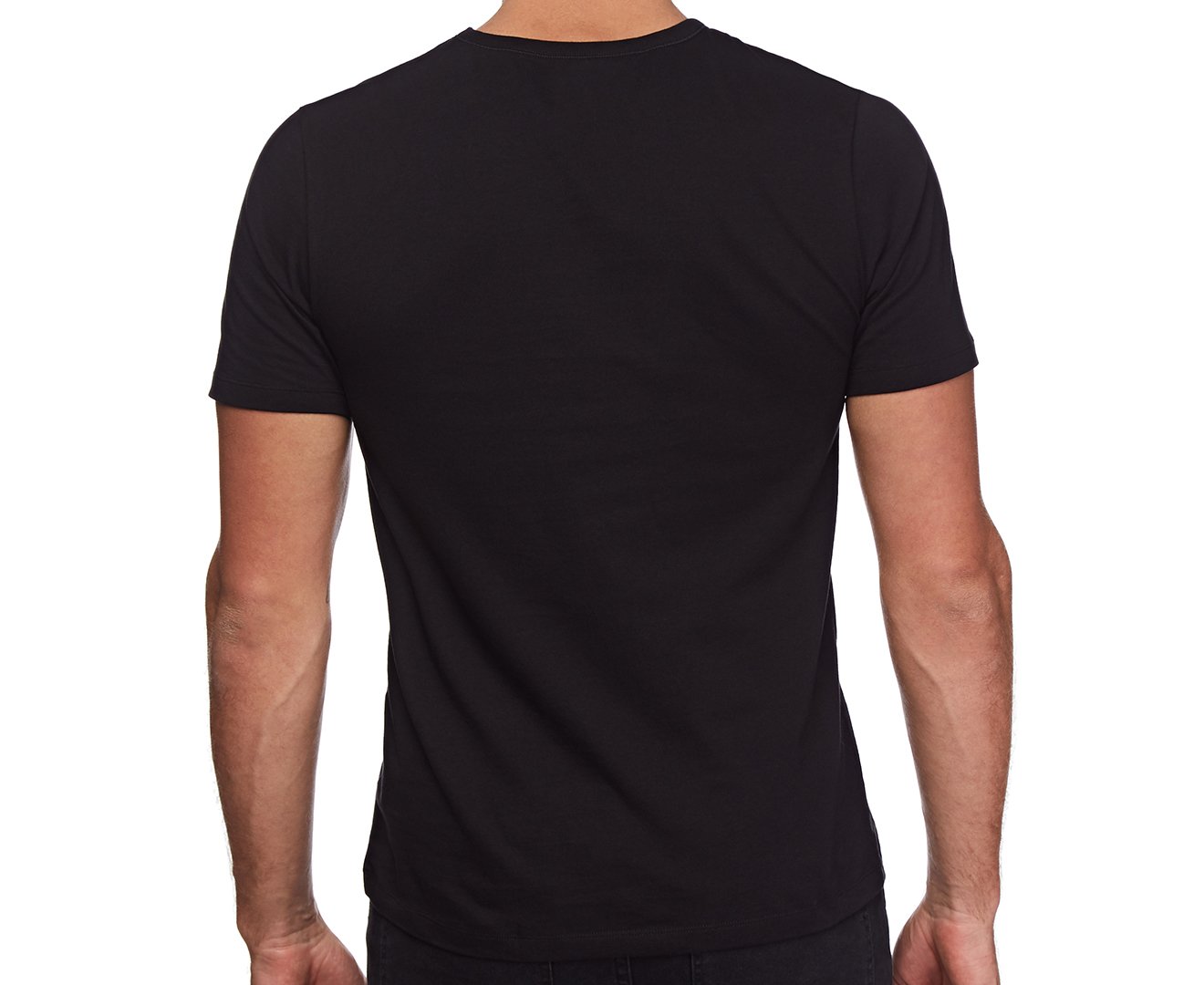 Foto 4 | Camiseta Hugo Boss Negra 3 Piezas para Hombre