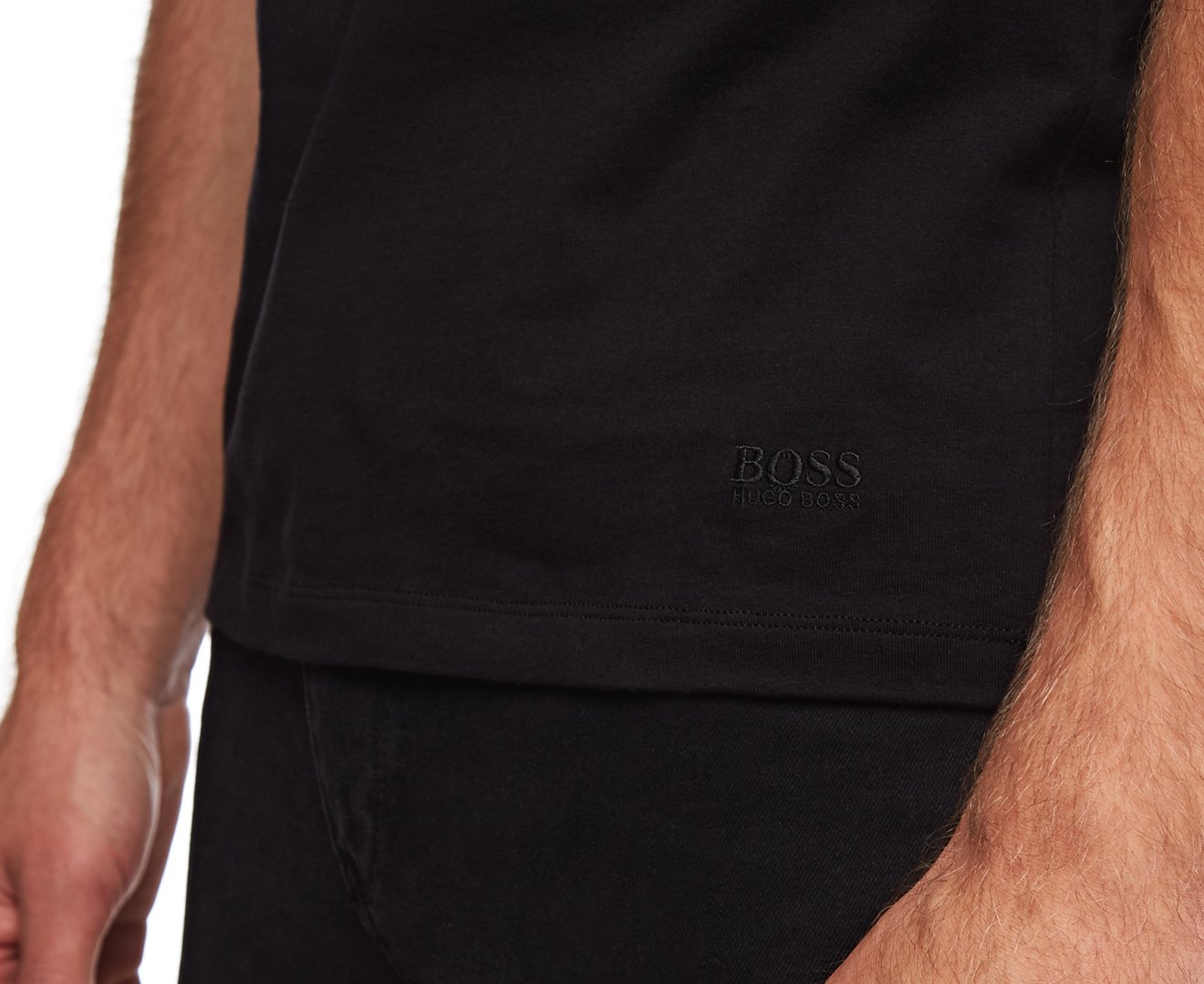 Foto 8 pulgar | Camiseta Hugo Boss Negra 3 Piezas para Hombre