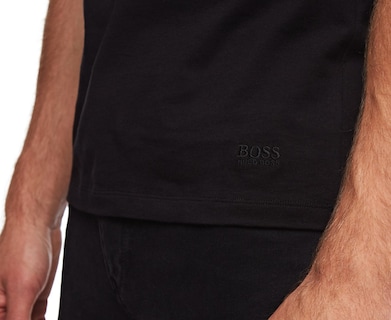 Foto 7 | Camiseta Hugo Boss Negra 3 Piezas para Hombre