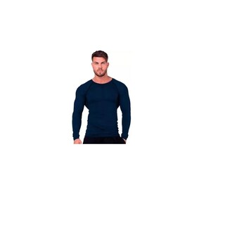 Foto 2 | Playera Licra Deportiva Secado Rápido De Compresión G Eo Safe Imports Esi-14387 Azul