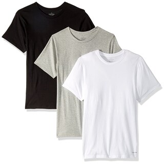 Foto 1 | Camiseta Calvin Klein De Algodón Con Cuello Redondo, Corte Clásico, Paquete De 3 - Venta Internacional.