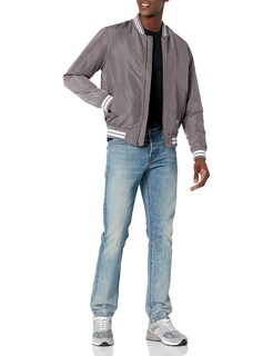 Foto 4 | Camiseta Amazon Essentials Manga Larga Negra para Hombre - Venta Internacional
