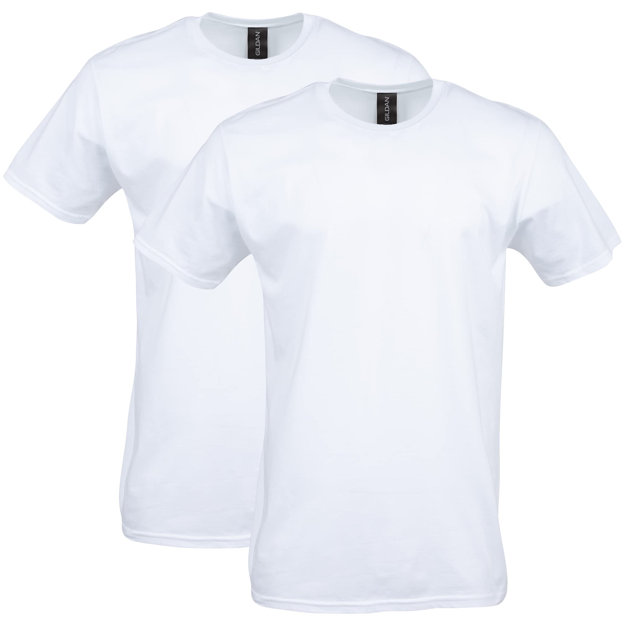 Foto 2 pulgar | Camiseta Gildan G64000 Blanca para Hombre Paquete de 2 - Venta Internacional