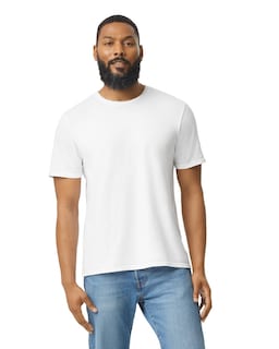 Foto 3 | Camiseta Gildan G64000 Blanca para Hombre Paquete de 2 - Venta Internacional