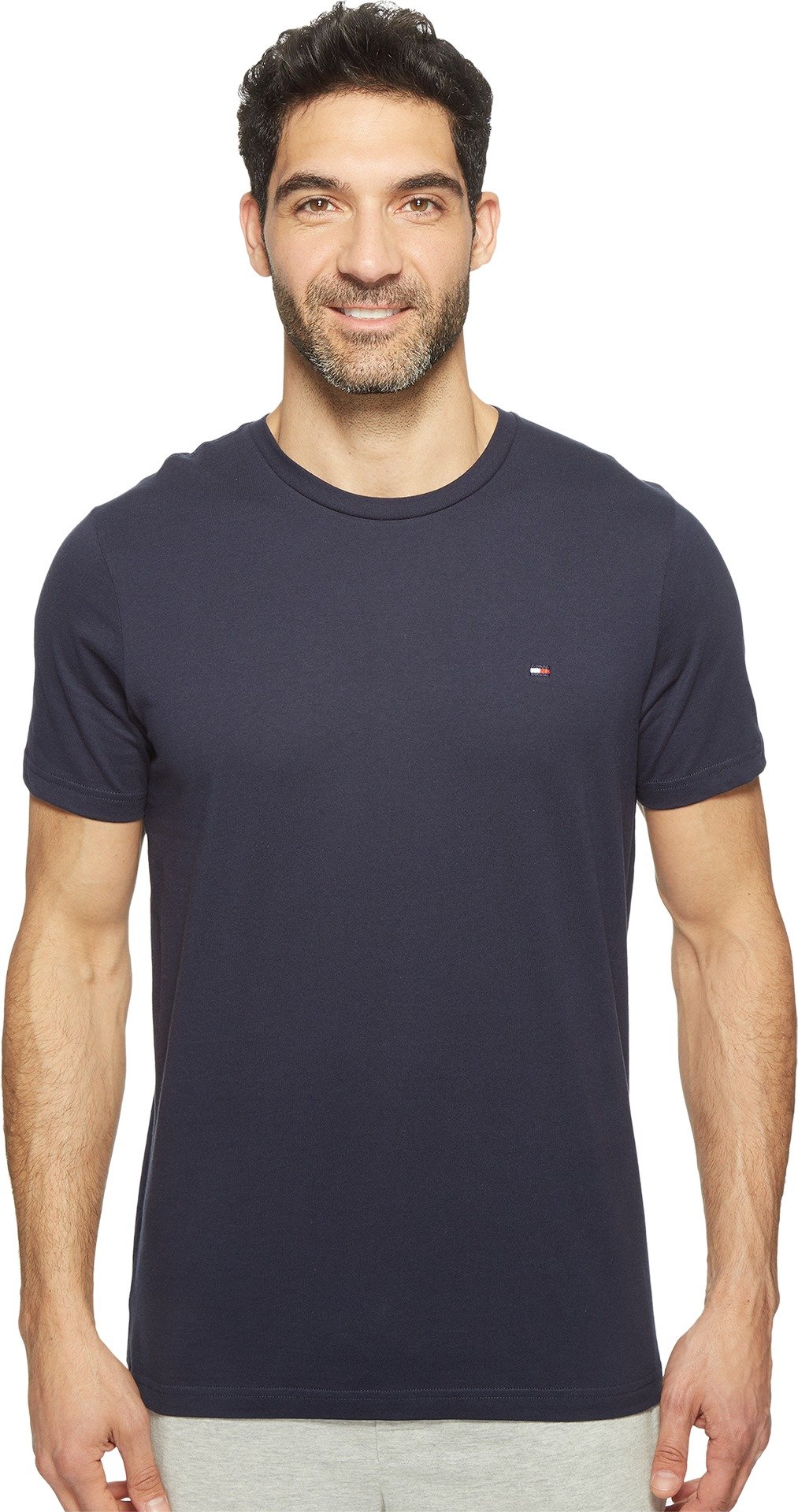 Foto 2 pulgar | Camiseta Tommy Hilfiger Core Flag Para Hombre, Cuello Redondo, Azul Marino Oscuro - Venta Internacional.