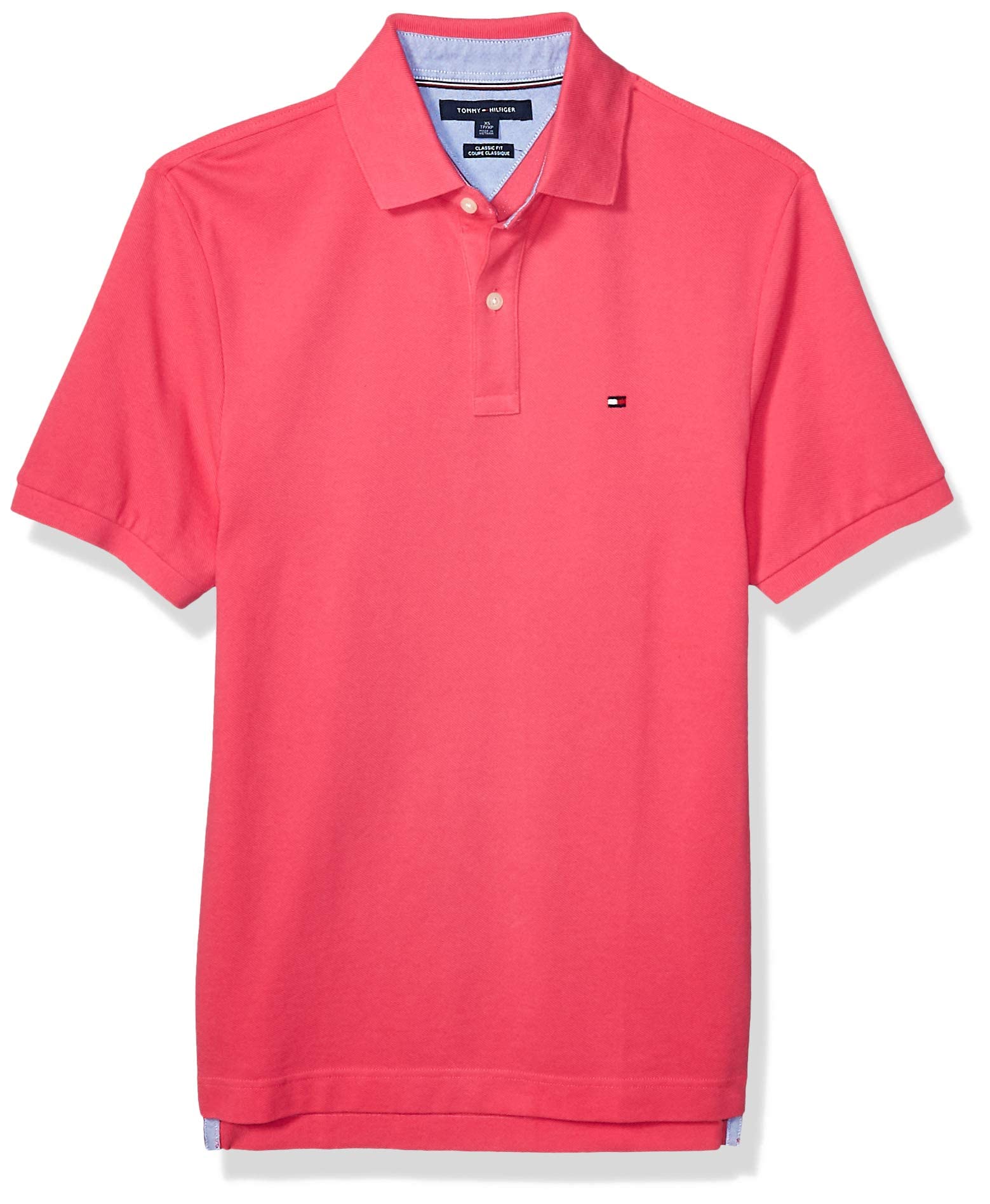 Foto 3 pulgar | Polo Tommy Hilfiger Para Hombre, Corte Clásico, Con Sorbete De Frambuesa - Venta Internacional.