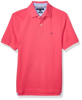 Foto 2 | Polo Tommy Hilfiger Para Hombre, Corte Clásico, Con Sorbete De Frambuesa - Venta Internacional.