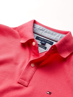 Foto 3 | Polo Tommy Hilfiger Para Hombre, Corte Clásico, Con Sorbete De Frambuesa - Venta Internacional.