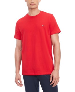 Foto 1 | Camiseta Tommy Hilfiger Core Flag Para Hombre, Cuello Redondo, Caoba - Venta Internacional.