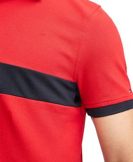 Foto 3 | Polo Tommy Hilfiger De Manga Corta De Piqué De Algodón Para Hombre - Venta Internacional.
