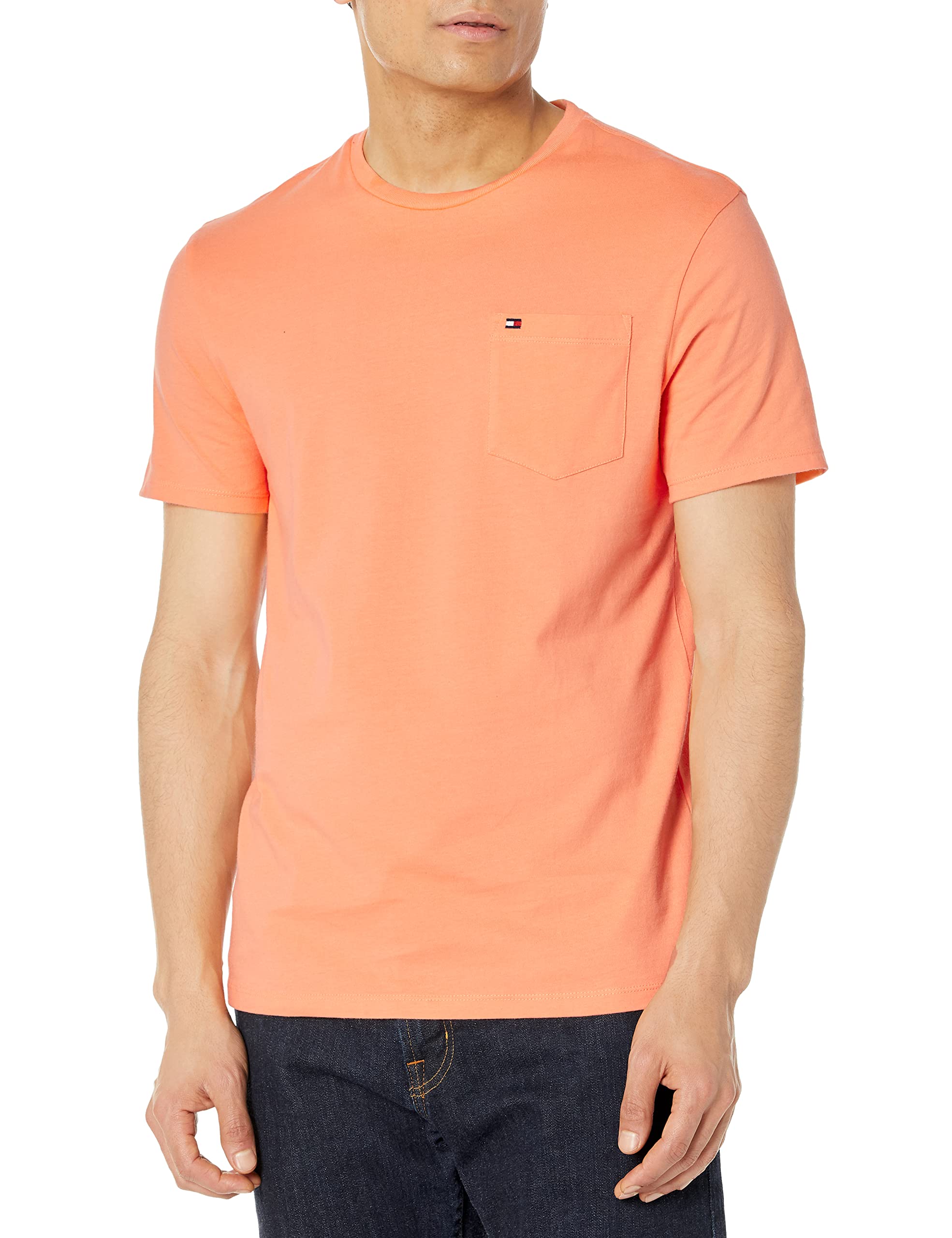 Foto 2 pulgar | Camiseta Tommy Hilfiger Essential De Algodón De Manga Corta Para Hombre - Venta Internacional.