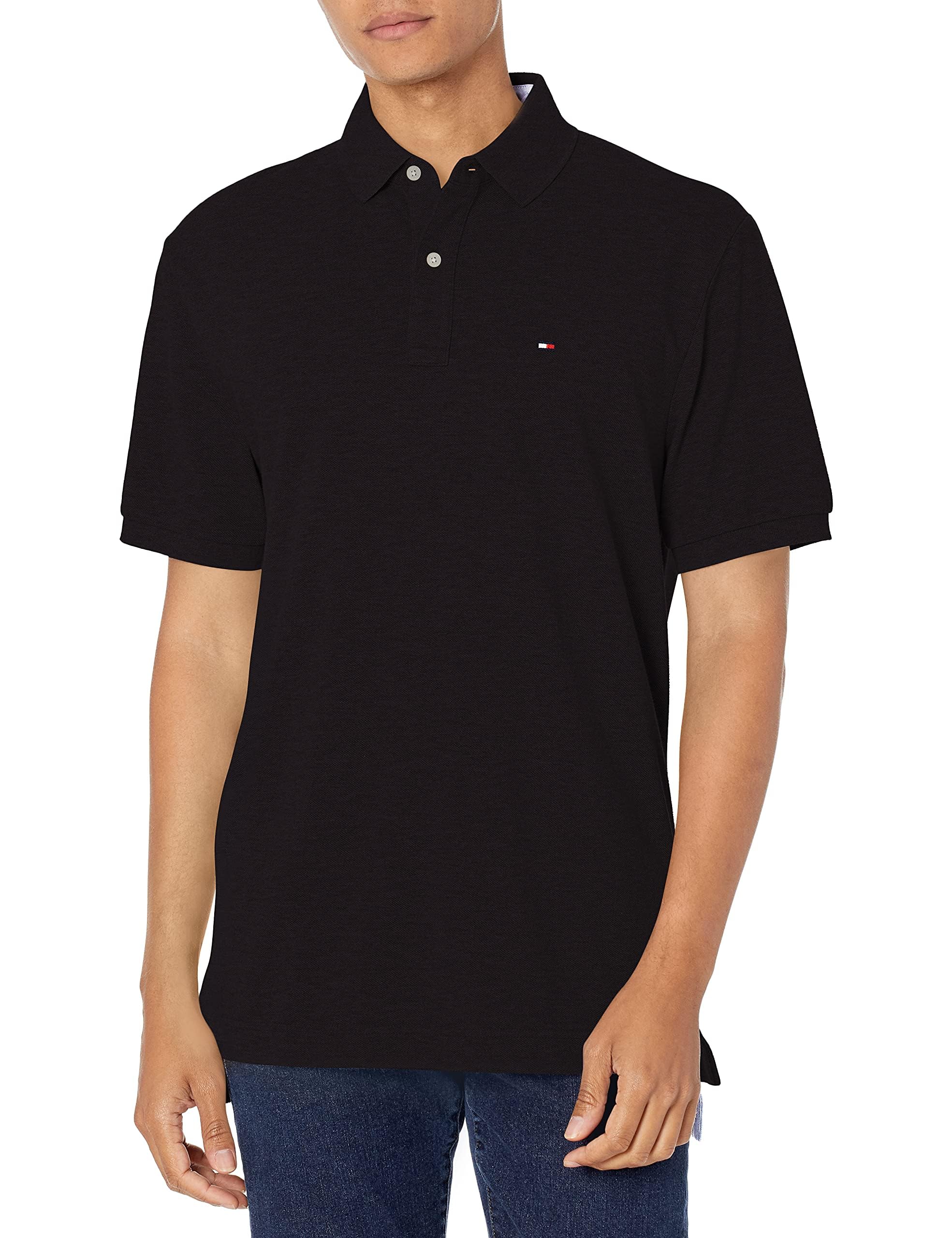 Foto 2 pulgar | Polo Tommy Hilfiger Classic Fit Para Hombre, Color Negro, Talla M - Venta Internacional.