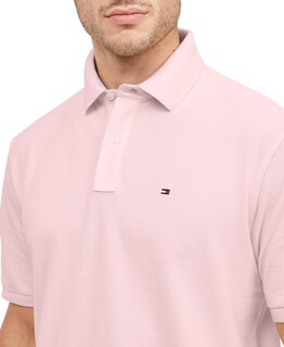 Foto 3 | Polo Tommy Hilfiger Classic Fit Para Hombre Pebble Pink - Venta Internacional.
