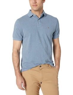Foto 1 | Polo Tommy Hilfiger Classic Fit Para Hombre Chambray 2xl - Venta Internacional.
