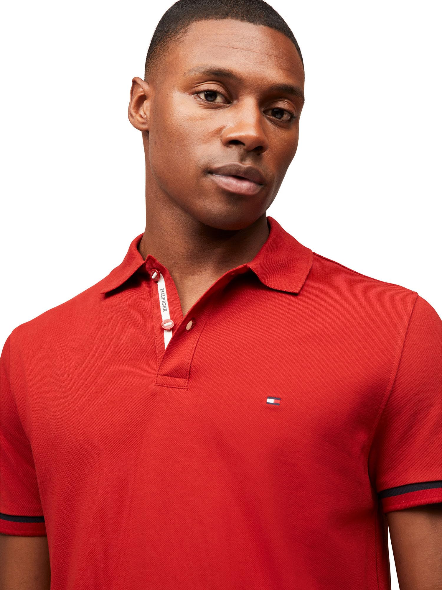 Foto 3 pulgar | Polo Tommy Hilfiger Con Detalle De Solapa Para Hombre - Venta Internacional.