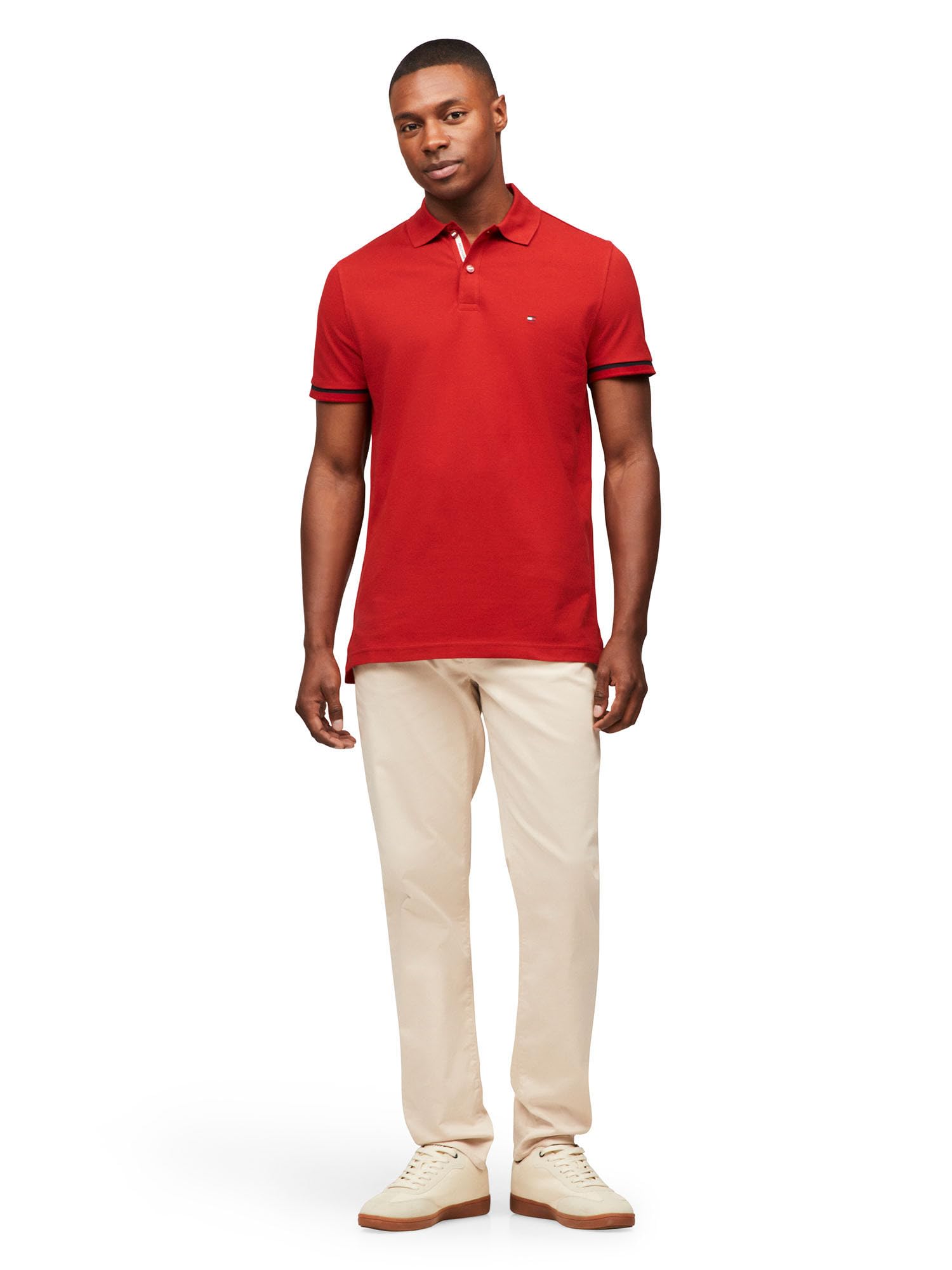 Foto 4 pulgar | Polo Tommy Hilfiger Con Detalle De Solapa Para Hombre - Venta Internacional.