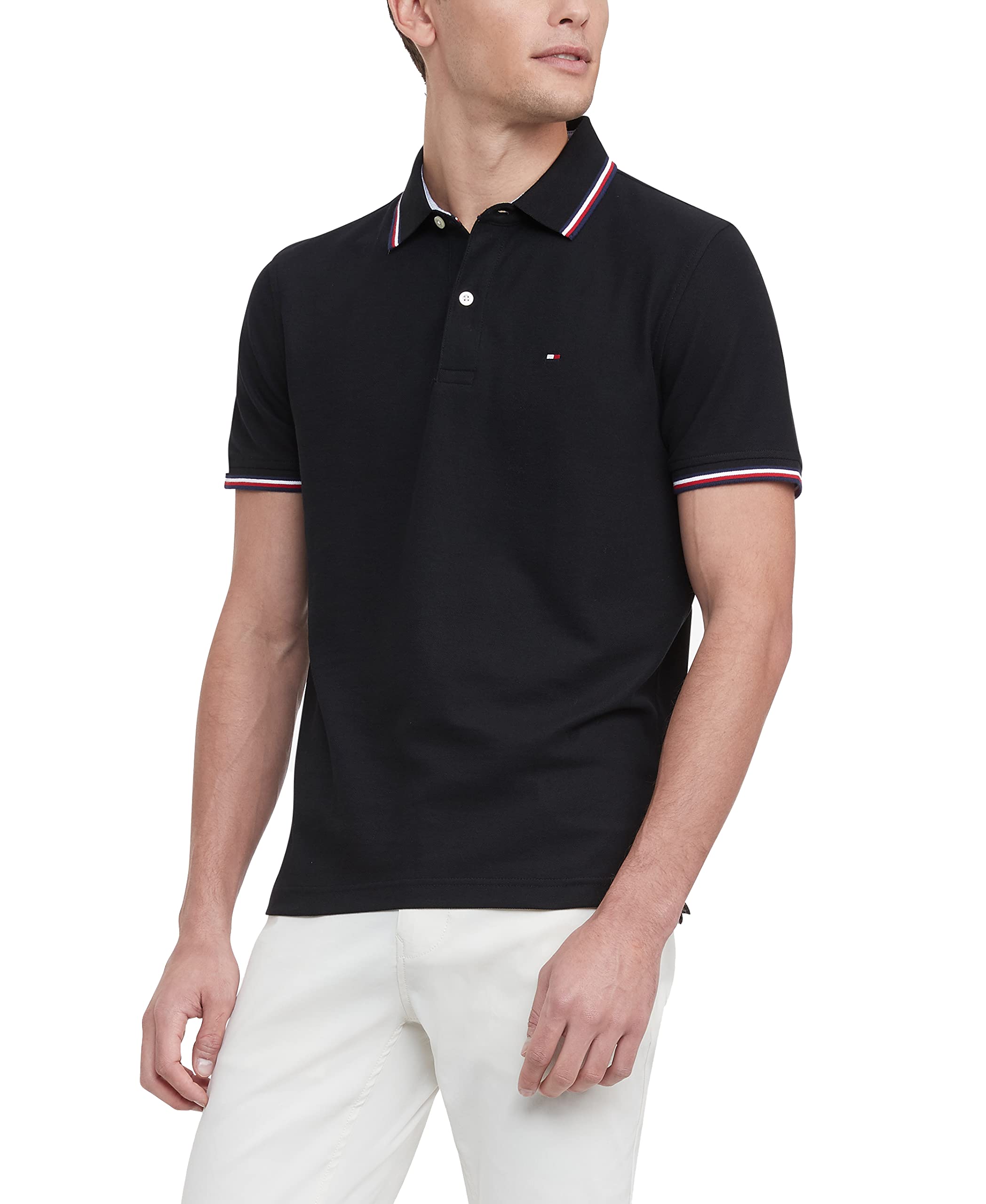 Polo Tommy Hilfiger Sport Que Absorbe La Humedad Para Hombre - Venta Internacional.