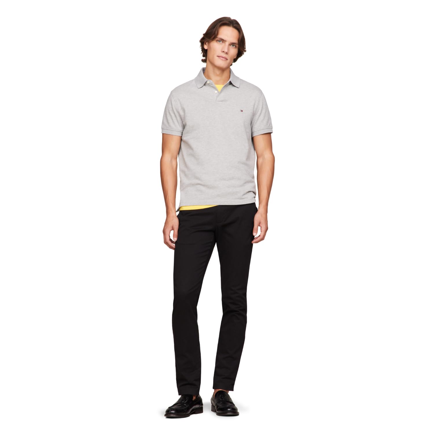 Foto 5 pulgar | Polo Tommy Hilfiger 1985 Slim De Manga Corta Para Hombre - Venta Internacional.